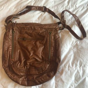 Brown Purse with Adjustable Strap